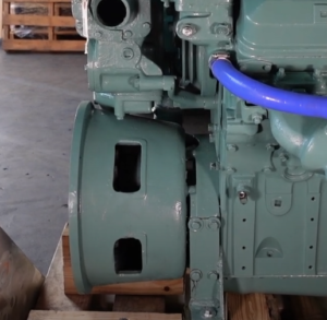 A Power Takeoff On A Detroit Diesel 8V71 Engine